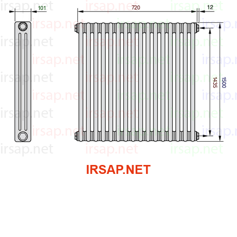 Радиатор IRSAP Tesi 31500/16 T02 CL 01